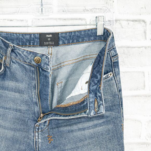 Ksubi size 26 Skinny ankle Crop Denim Jeans in Blue - Picture 2 of 9